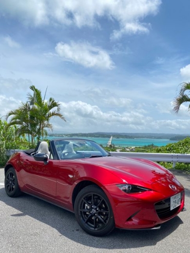 MAZDA ROADSTER　※令和3年6月新車登録車　リムジン那覇空港個別無料送迎(最大7人まで)！　　　　　※諸事情等により、リムジン以外での送迎になる場合もあり画像