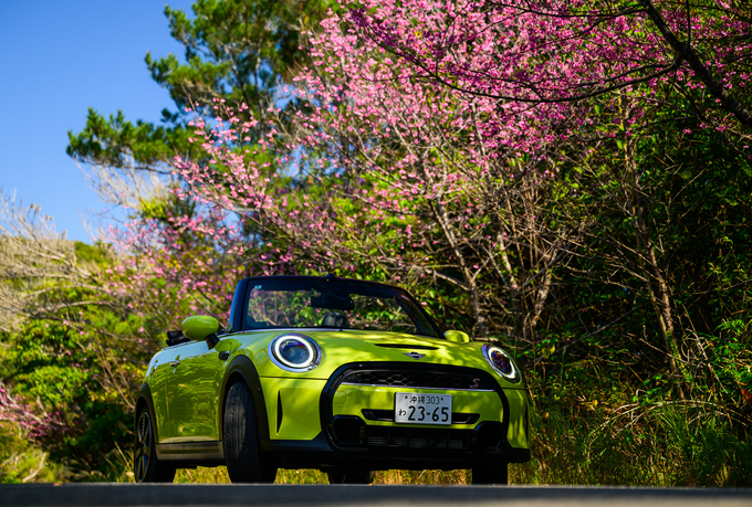 MINI COOPER S CONVERTIBLE 　2.0L　Twin Power Turboエンジン搭載車　　　　　　　　　　　リムジン那覇空港個別無料送迎(最大7人まで)！※諸事情等により、リムジン以外での送迎になる場合もあり画像